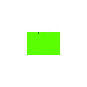 Taśma do metkownicy, dwurzędowa, fluor zielona, 23x16mm
