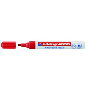 Marker do szyb 4095 Edding czerwony okragły końcówka 2-3mm