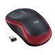 Mysz Logitech M185 optyczna; 1000 DPI; kolor czerwony
