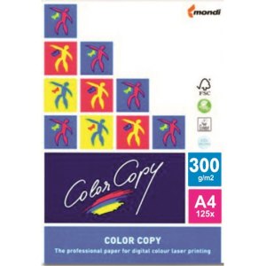 Papier satynowy Color Copy Mondi, format A4 300g, 125 ark.