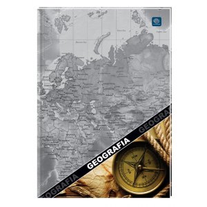BRULION TEMATYCZNY, A5, GEOGRAFIA, 80K. INTERDRUK