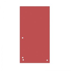 PRZEKŁADKI, DONAU, KARTON, 1/3 A4, 235X105MM, CZERWONE