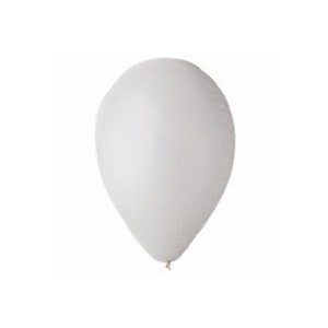 BALON 10  PASTEL BIAŁY