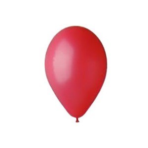 BALON 10  PASTEL CZERWONY