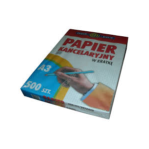 PAPIER KANCELARYJNY A3, 500K. KRATKA, INTERDRUK