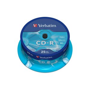 PŁYTA VERBATIM CD-R 700MB CAKE 25