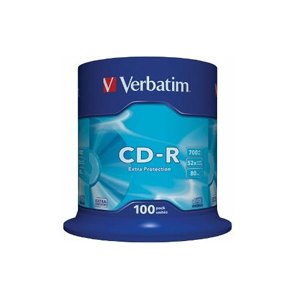 PŁYTA VERBATIM CD-R, 700MB, CAKE 100