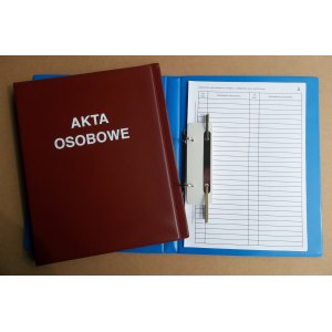 TECZKA AKT OSOBOWYCH, A4, 2 RINGI, LEDAR, ZIELONA