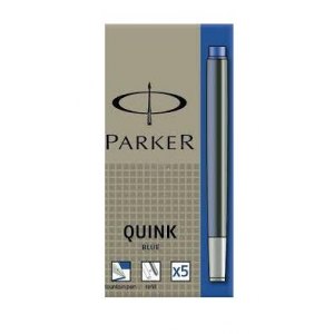 NABOJE DO PIÓRA PARKER QUINK STANDARD NIEBIESKIE 5 SZT