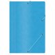 TECZKA Z GUMKĄ OFFICE PRODUCTS, PRESZPANOWA, A4, NIEBIESKA