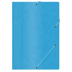 TECZKA Z GUMKĄ OFFICE PRODUCTS, PRESZPANOWA, A4, NIEBIESKA