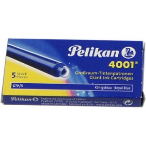 NABOJE DO PIÓR, DŁUGIE, PELIKAN, ROYAL BLUE