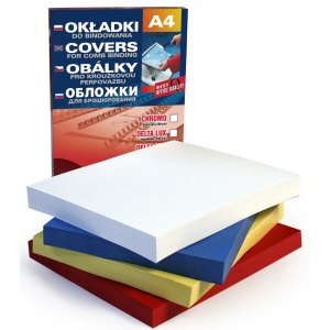 Okładka do bindowania UNIVERSAL  skóropodobna  żółta