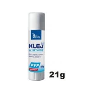 KLEJ W SZTYFCIE B/B PVP BG112-G, 21G. TETIS
