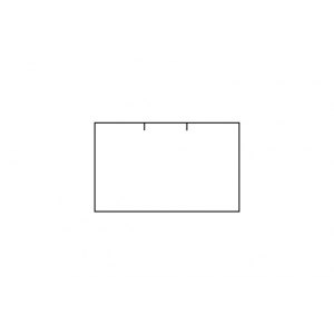 Taśma do metkownicy, dwurzędowa, prostoką. biała, 26x16mm