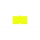 Taśma do metkownicy, jednorzędowa, fluor żółta, 21,5x12mm