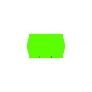 Taśma do metkownicy, dwurzędowa, fluor zielona, 26x16mm