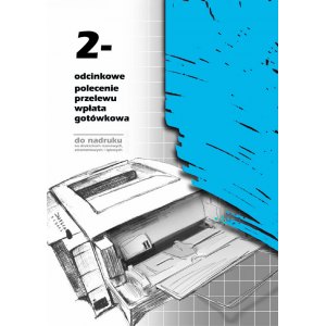 2-odc. polecenie przelewu - wpłata gotówkowa do nadruku