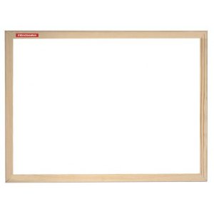 Tablica magnetyczna suchościeralna 100x80 cm w drewnie