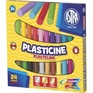 PLASTELINA 24 KOLOR&Oacute;W, ASTRA