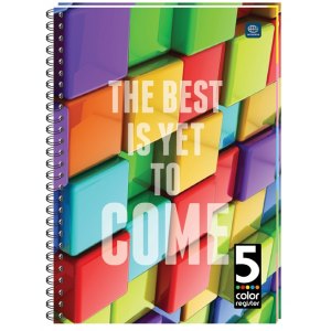 KOLOZESZYT, B5, 100K. KRATKA, KOLOROWE REGISTRY, INTERDRUK