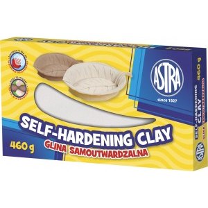 GLINA SAMOUTWARDZALNA 0,46 KG, ASTRA, BIAŁA