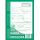SM101 Karta drogowa numerowana samochód osobowy