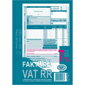 Faktura VAT RR dla rolników A5