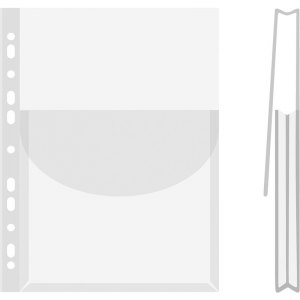 KOSZULKI NA KATALOGI DONAU, PP, A4, KRYSTAL, 170MIKR.