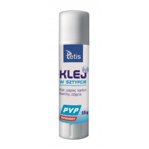 KLEJ W SZTYFCIE B/B PVP BG112-B, 15G. TETIS