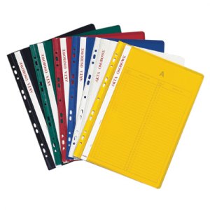 SKOROSZYT AKT OSOBOWYCH Z PERFORACJĄ, CZERWONY