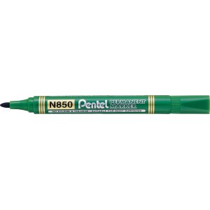 MARKER PERMANENTNY N850-D, OKR. KOŃCÓWKA PENTEL, ZIELONY