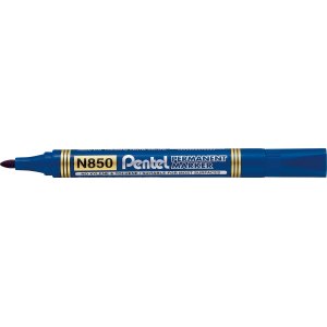 MARKER PERMANENTNY N850-C, OKR. KOŃCÓWKA PENTEL, NIEBIESKI