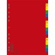 PRZEKŁADKI DONAU, PP, A4, 230X297MM, A-Z, 16 KART, MIX KOL.
