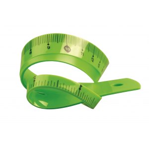LINIJKA GIĘTKA, 20CM, ZIELONA, BL020-ZB, TETIS