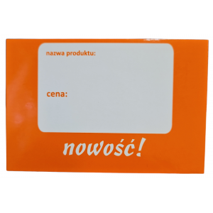 CENÓWKA  NOWOŚĆ  9 cm x 6 cm