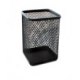 PRZYBORNIK KUBEK PROSTOKĄTNY, 70X70X95, CZARNY, MARKAS