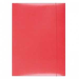 TECZKA Z GUMKĄ OFFICE PRODUCTS, KARTON, A4, CZERWONA