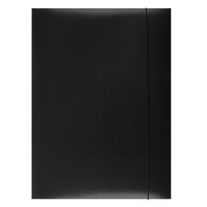 TECZKA Z GUMKĄ OFFICE PRODUCTS, KARTON, A4, CZARNA