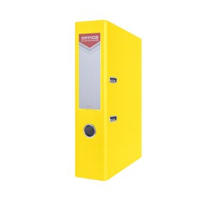 Segregator OFFICE PRODUCTS Officer, PP, A4/75mm, ż&oacute;łty