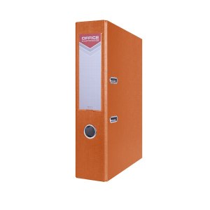 Segregator OFFICE PRODUCTS Officer, PP, A4/75mm, pomarańcz