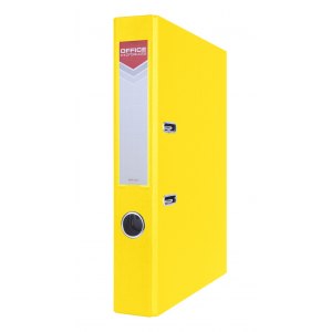 Segregator OFFICE PRODUCTS Officer, PP, A4/55mm, ż&oacute;łty