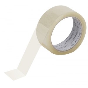 TAŚMA PAKOWA Q-CONNECT, 48MMX50YD, TRANSPARENTNA