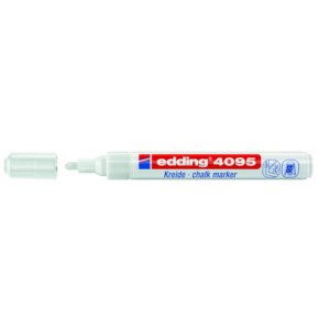 Marker do szyb 4095 Edding biały okragły końc&oacute;wka 2-3mm