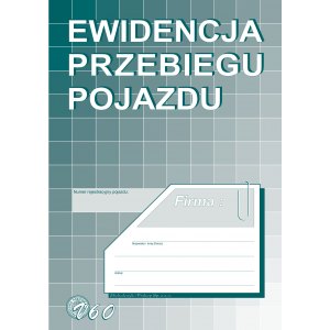 Ewidencja przebiegu pojazdu dla cel&oacute;w podatku od towar&oacute;w