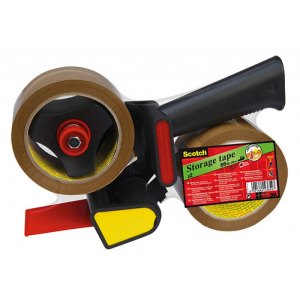 OKLEJARKA + 2 TAŚMY SCOTCH   309 BUFF , BRĄZOWE, PODAJNIK