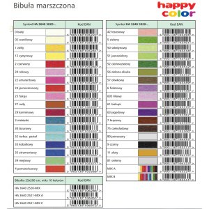 Bibuła marszczona HAPPY COLOR 50x200 kolor fuksja