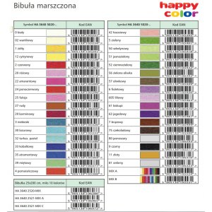 Bibuła marszczona HAPPY COLOR 50x200 kolor brązowy