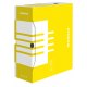 PUDŁO ARCHIWIZACYJNE DONAU, KARTON, A4/120MM, ŻÓŁTE