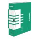 PUDŁO ARCHIWIZACYJNE DONAU, KARTON, A4/100MM, ZIELONE